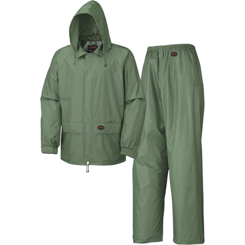 583 V&ecirc;tements imperm&eacute;ables, Polyester/PVC, Petit, Vert Distribution Jean Lapalme
