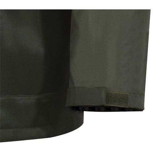 D8120J Manteau &agrave; capuchon ind&eacute;chirable Nailhead pour planteur d'arbres, Polyester/PVC, T-petit, Vert Distribution Jean Lapalme