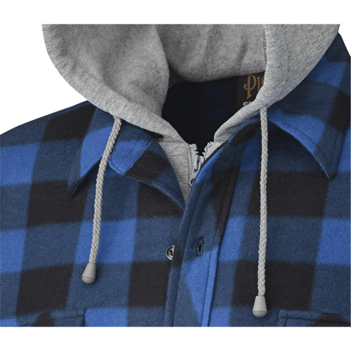 415SS Chemise &agrave; capuche matelass&eacute;e, Hommes, Petit, Multicolore Distribution Jean Lapalme