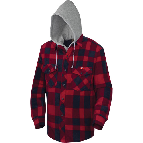 415RB Quilted Hooded Shirt, Men's, Small, Multi-Colour Distribution Jean Lapalme
