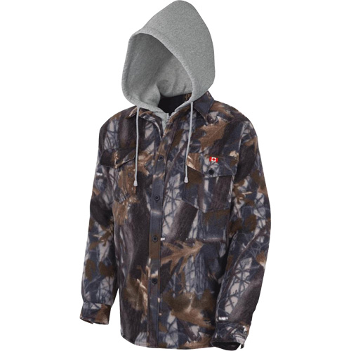 415CM Chemise &agrave; capuche matelass&eacute;e, Hommes, T-petit, Multicolore Distribution Jean Lapalme