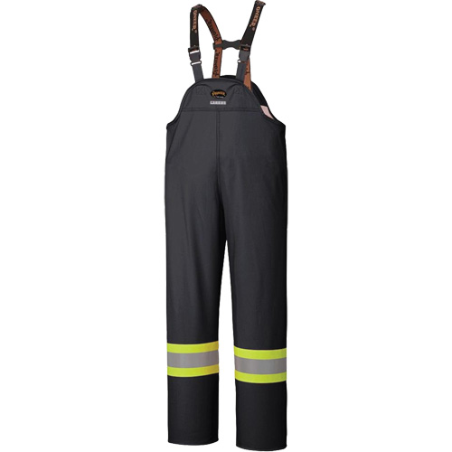 5895BK Salopettes extensibles imperm&eacute;ables et ignifuges, T-petit, Noir Distribution Jean Lapalme
