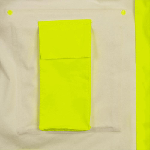 5881 FR/Arc-Rated Waterproof Rain Jacket, X-Small, High Visibility Yellow, 10 cal/cm² Distribution Jean Lapalme