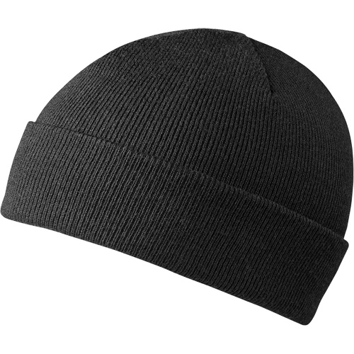 5563A Tuque doubl&eacute;e, Doublure en Acrylique, Taille unique, Noir Distribution Jean Lapalme