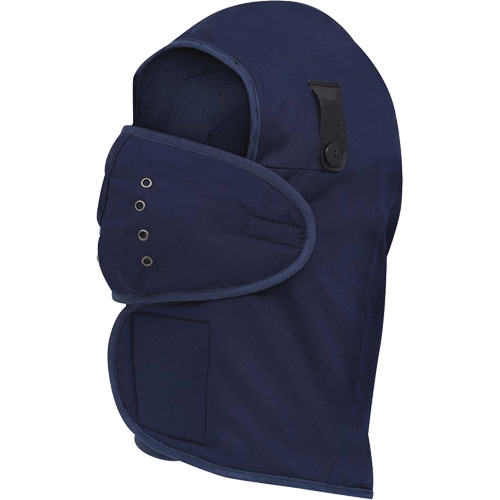 565N Doublure de casque de protection &agrave; col long, Doublure en Molleton, Taille unique, Bleu marin Distribution Jean Lapalme