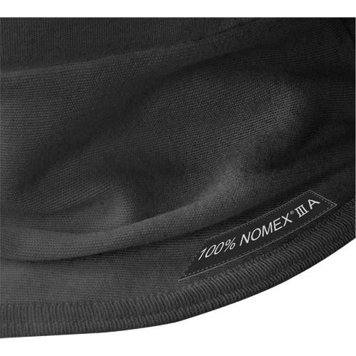 C214BK Cagoule &agrave; un trou en tricot moyen, Noir, Nomex Distribution Jean Lapalme