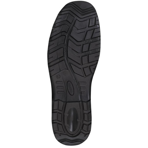 1027 Bottes de travail 8" noires, Cuir, Embout Acier, Taille 10 Distribution Jean Lapalme