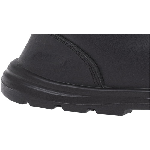 1027 Bottes de travail 8" noires, Cuir, Embout Acier, Taille 10 Distribution Jean Lapalme