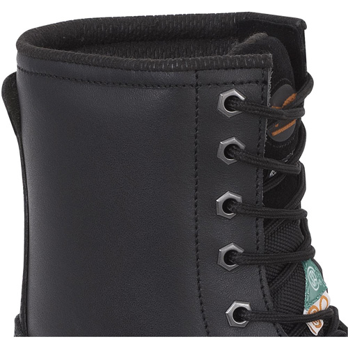 1027 Bottes de travail 8" noires, Cuir, Embout Acier, Taille 10 Distribution Jean Lapalme