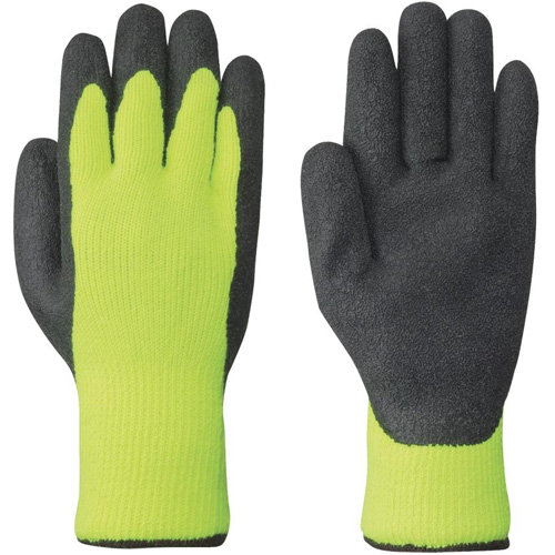 5322 Gants tricot&eacute;s sans couture haute visibilit&eacute;, Moyen, R&ecirc;vetement Lat Distribution Jean Lapalme