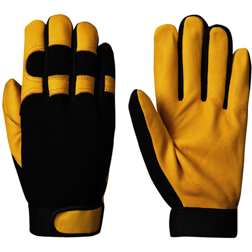890 Mechanic's Style Ergonomic Gloves, Grain Goatskin Palm, Size Small Distribution Jean Lapalme