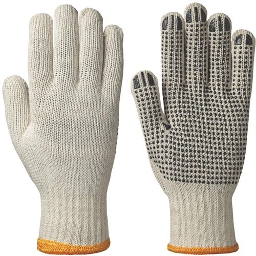 501 Gants tricot&eacute;s &agrave; points sur la paume, Poly/coton, Petit Distribution Jean Lapalme