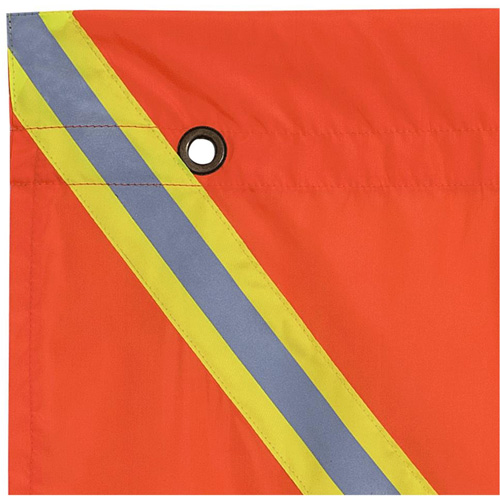 353 Drapeau avec bande r&eacute;fl&eacute;chissante, Polyester Distribution Jean Lapalme