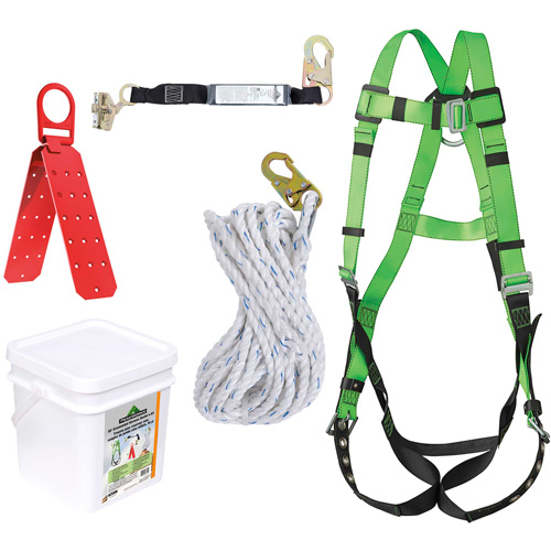 RK8-50 Ensemble de protection contre les chutes &agrave; illets, Trousses pour couvreur de toit Distribution Jean Lapalme