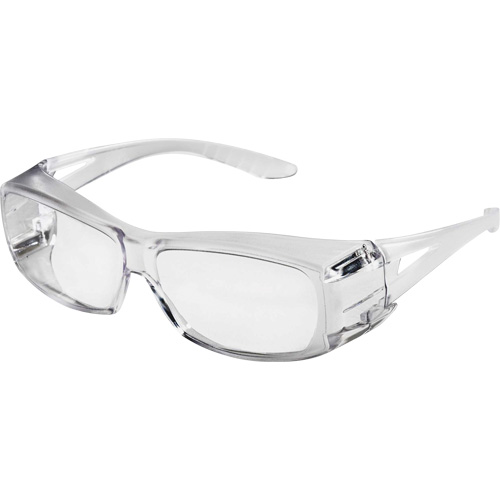X350 OTG Safety Glasses, Clear Lens, Anti-Scratch, ANSI Z87+/Meets/Exceeds CSA Z94.3 Distribution Jean Lapalme