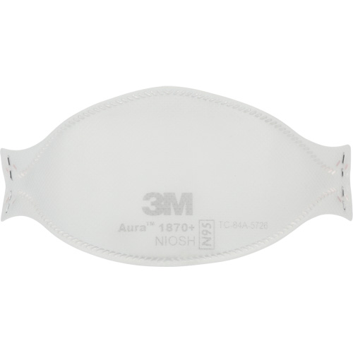 Aura Health Care Particulate Respirator & Surgical Mask 1870+, N95, NIOSH/FDA-Approved Certified Distribution Jean Lapalme