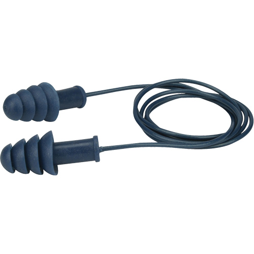 Metal-Detectable Reusable TPR Earplugs, Corded, Bulk - Box, 27 dB NRR, One-Size Distribution Jean Lapalme