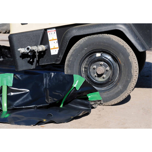 Berme Ultra-Containment Berm, Capacit&eacute; 269 gal. US, 6' la x 6' lo x 12" h, Paroi &agrave; piquets Distribution Jean Lapalme