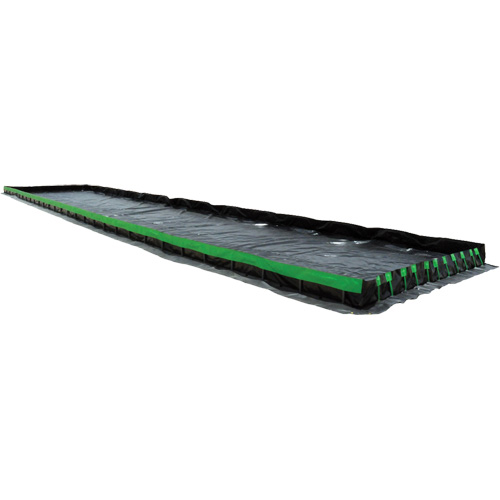 Ultimate Copolymer 2000 Ultra-Containment Berm&reg;, 12' W x 30' L x 12" H, Hinge Bracket Distribution Jean Lapalme