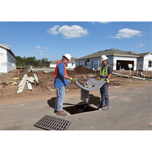 Recycled Ultra-Drain Guard&reg; Catch Basin Insert, Oil & Sediment, 48" L x 36" W Distribution Jean Lapalme