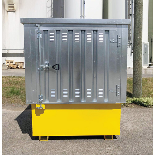 Steel Ultra-IBC Hard Top, 71.1" L x 83.1" W x 66.3" H, 5640 lbs. Load Capacity Distribution Jean Lapalme