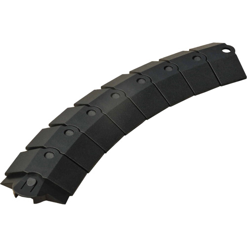 Small Ultra-Sidewinder Cable Protection System avec capuchons, 39,5" x 3" x 0,8", 2000 lb (1 tonne) Distribution Jean Lapalme