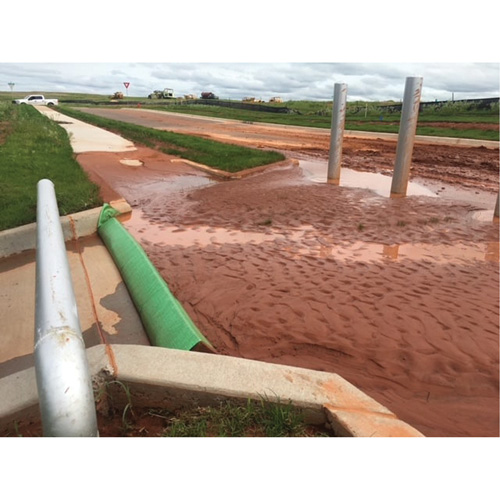 Green Ultra-Silt Dike&reg;, 7' L x 5' W Distribution Jean Lapalme