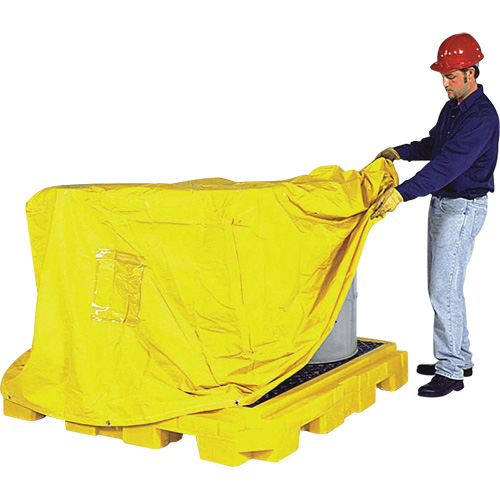 Ultra-Spill Pallet P4 Plus, b&acirc;che de recouvrement Distribution Jean Lapalme