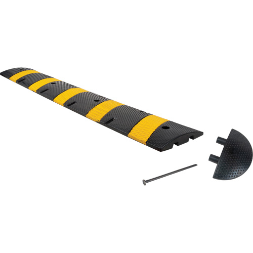 Ensemble de bosse de d&eacute;c&eacute;l&eacute;ration, Caoutchouc, 6' lo x 11" la x 2" h Distribution Jean Lapalme