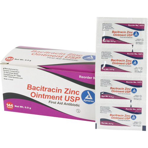 Efcom Limited Bacitracin Zinc First Aid Packets, Ointment, Antibiotic Distribution Jean Lapalme