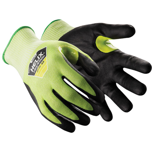 Gants r&eacute;sistants aux coupures Helix 3062, 6/T-petit, Calibre 18, Rev&ecirc;tement Mousse de nitrile, ASTM ANSI niveau A9 Distribution Jean Lapalme