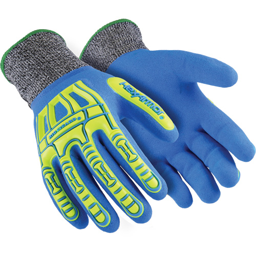 Gants r&eacute;sistants aux coupures Rig Lizard Fluid 7102, 2T-petit/5, Calibre 13, Rev&ecirc;tement Nitrile, ASTM ANSI niveau A4 Distribution Jean Lapalme