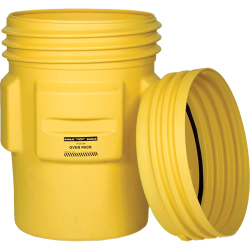 Baril en plastique pour suremballage, 95 gal. US, Stationnaire Distribution Jean Lapalme