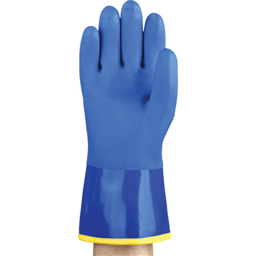 AlphaTec&reg; 23-202 PVC Gloves, Size 8, 11.8" L, Cotton, Fleece Inner Lining Distribution Jean Lapalme