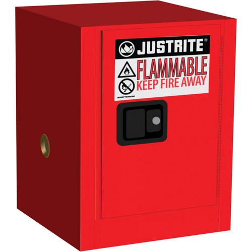 Sure-Grip&reg; EX Countertop Flammable Cabinet, 4 gal., 1 Door, 17" W x 22" H x 17" D Distribution Jean Lapalme