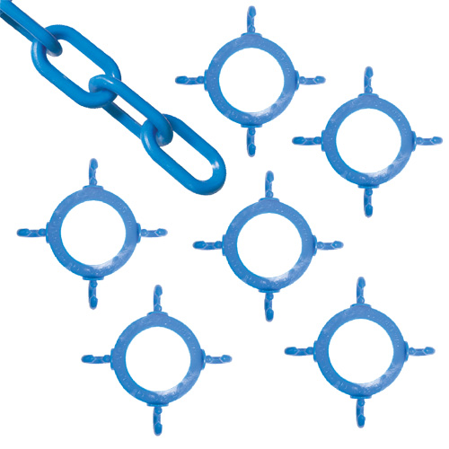 Ensemble de connecteurs de chaîne pour c&ocirc;nes, Bleu Distribution Jean Lapalme