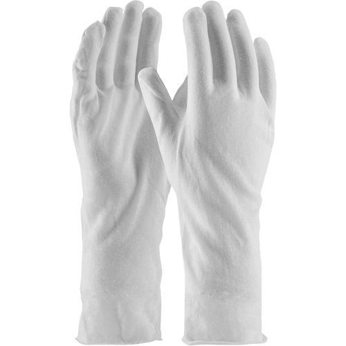 Gants d'inspection de qualit&eacute; sup&eacute;rieure CleanTeam, Coton, Poignet Non ourl&eacute;, Taille unique Distribution Jean Lapalme