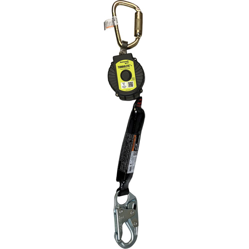 Limiteur de chute personnel TurboLite+ Miller, 11', Sangles, Stationnaire Distribution Jean Lapalme