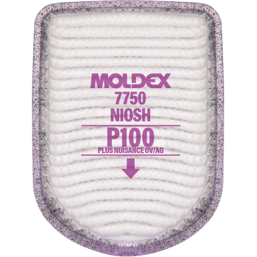 Filtre pour respirateur semi-rectangulaire, Filtre contre les particules avec suppresion de vapeurs nuisibles, Vapeurs organiques/Gaz acides/P100 Distribution Jean Lapalme
