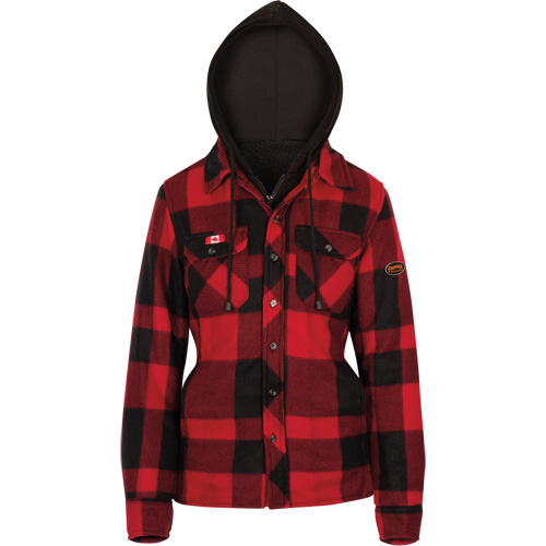 415RBW Quilted Hooded Shirt, Women's, X-Small, Multi-Colour Distribution Jean Lapalme