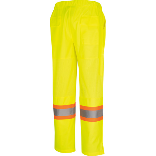 5999PW Women's  Traffic Safety Pants, Polyester, X-Small, High Visibility Lime-Yellow Distribution Jean Lapalme
