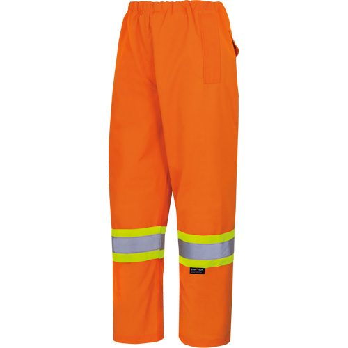5576 Pantalon de s&eacute;curit&eacute; hydrofuge de 450D, Polyester/Polyur&eacute;thane, Petit, Orange haute visibilit&eacute; Distribution Jean Lapalme