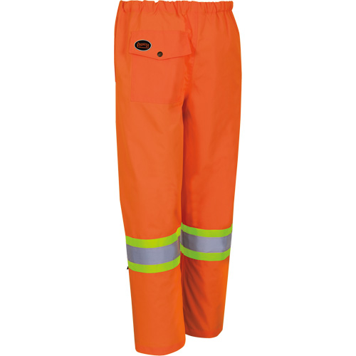 5576 Pantalon de s&eacute;curit&eacute; hydrofuge de 450D, Polyester/Polyur&eacute;thane, Petit, Orange haute visibilit&eacute; Distribution Jean Lapalme
