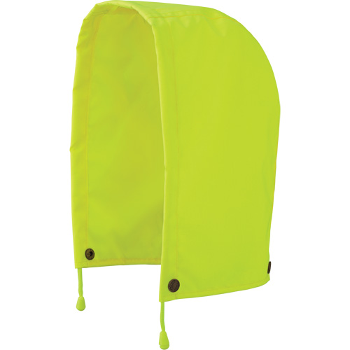 5401H Capuchon pour manteau de s&eacute;curit&eacute; imperm&eacute;able haute visibilit&eacute; ind&eacute;chirable en 300D trilob&eacute;, Jaune lime haute visibilit&eacute;, Polyester Distribution Jean Lapalme