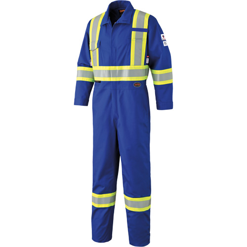7704T Combinaison anti-arc &eacute;lectrique FR-Tech, Taille 40 (grand taille), Bleu royal, 10 cal/cm² Distribution Jean Lapalme
