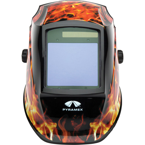 Leadhead&reg; Auto Darkening Welding Helmet, 3.8" L x 3.4" W View Area, 9 - 13 Shade Range Distribution Jean Lapalme