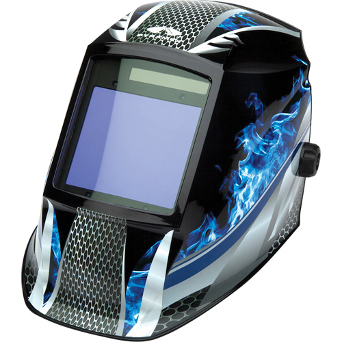 Leadhead&reg; Auto Darkening Welding Helmet, 3.8" L x 3.4" W View Area, 9 - 13 Shade Range Distribution Jean Lapalme