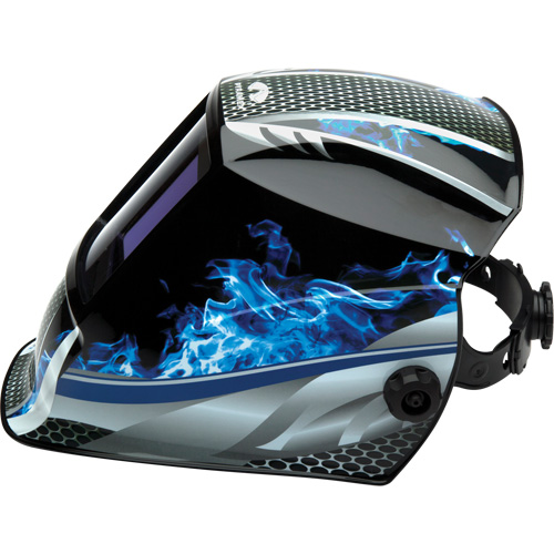 Leadhead&reg; Auto Darkening Welding Helmet, 3.8" L x 3.4" W View Area, 9 - 13 Shade Range Distribution Jean Lapalme