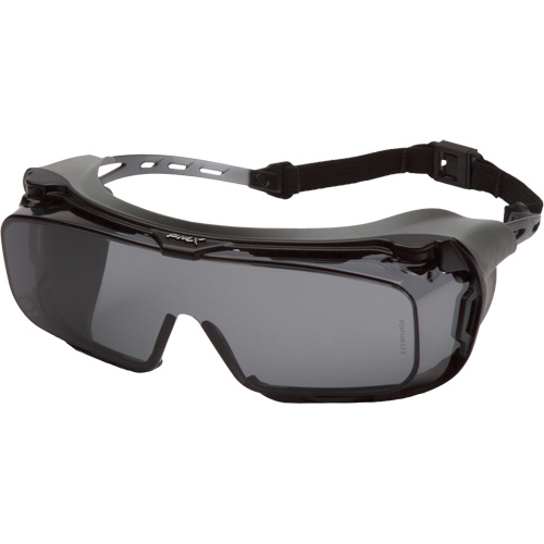 Cappture Safety Glasses, Grey Lens, Anti-Fog, ANSI Z87+/Meets/Exceeds CSA Z94.3 Distribution Jean Lapalme