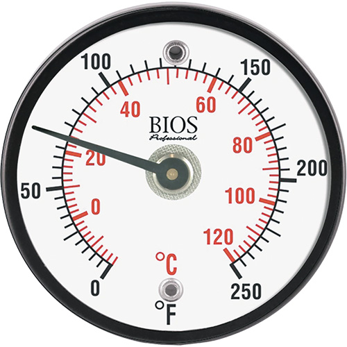 Magnetic Surface Thermometer, Non-Contact, Analogue, 0-250°F (-20-120°C) Distribution Jean Lapalme